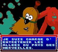 une photo d'Ã©cran de Alice in Wonderland sur Nintendo Game Boy Color